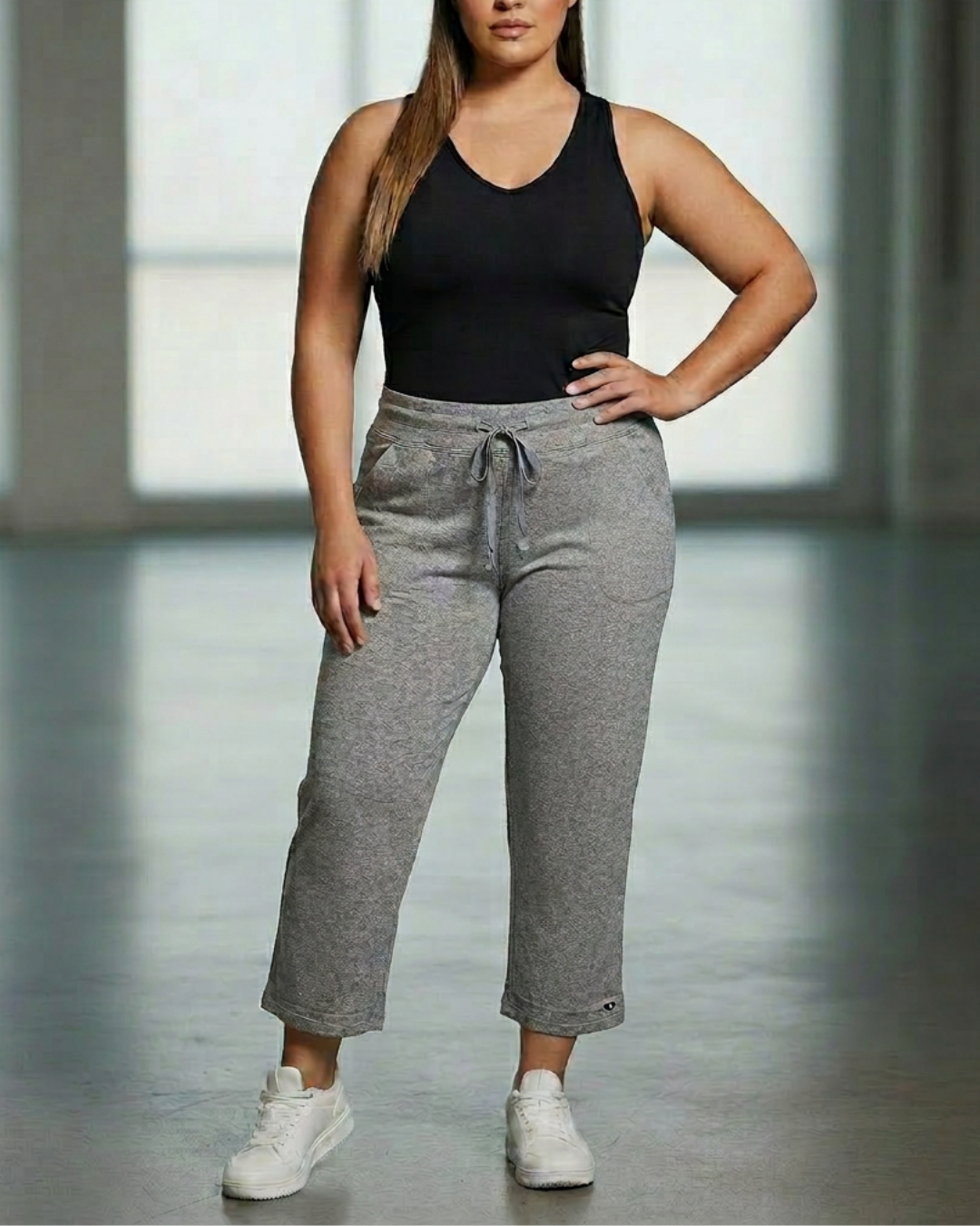 Plus Relaxed Capri