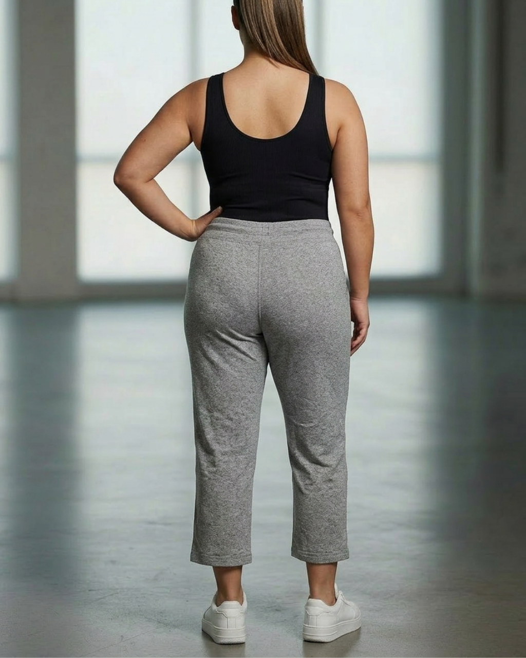 Plus Relaxed Capri