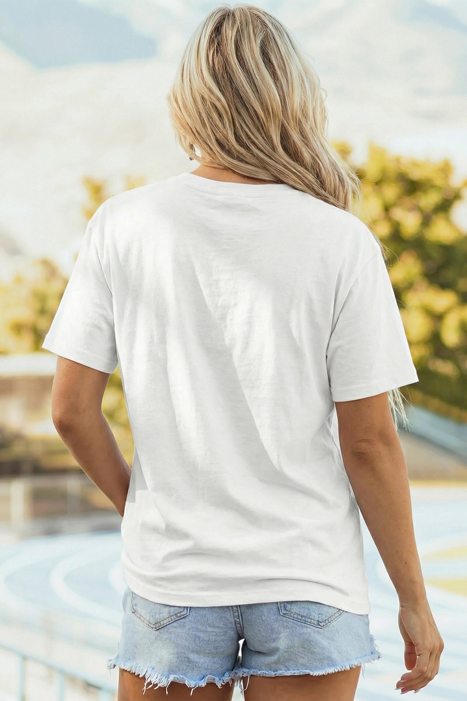 White Busy Raising Ballers Cool Mom Tee
