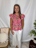 The Peony Pink Top
