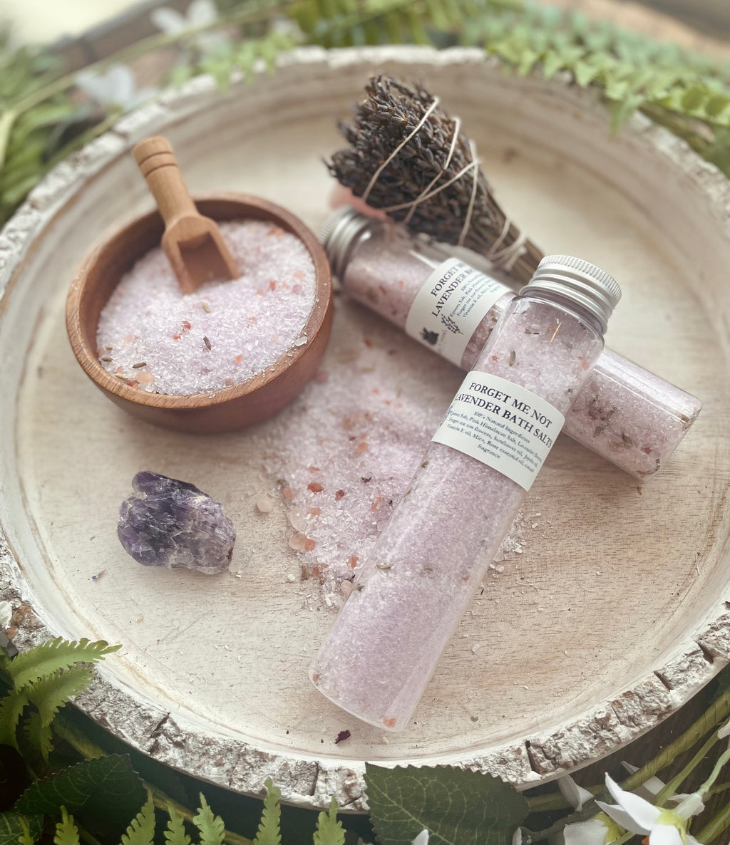 Forget Me Not Lavender Bath Salt Tubes