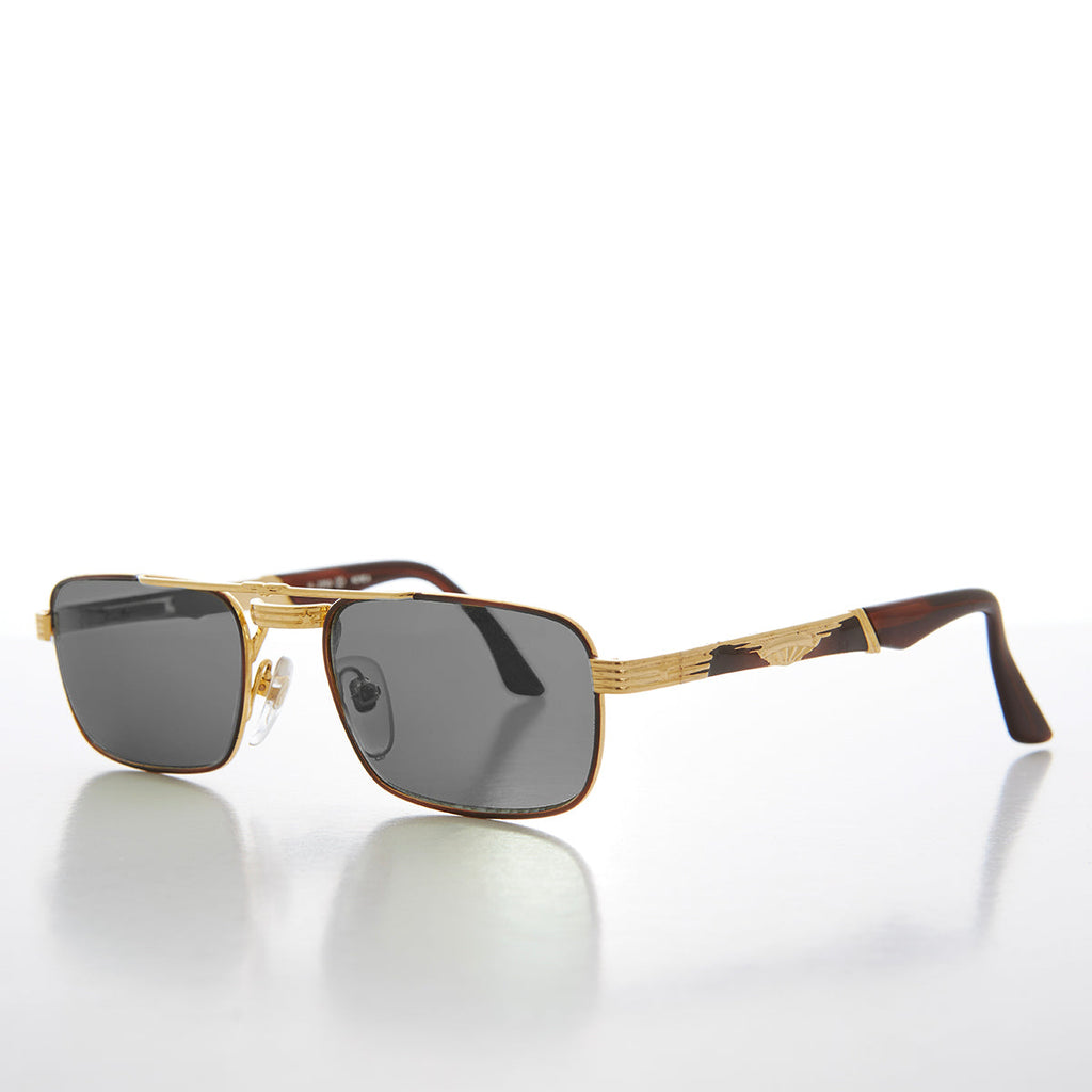 90s Rectangular Aviator Optical Frame - River