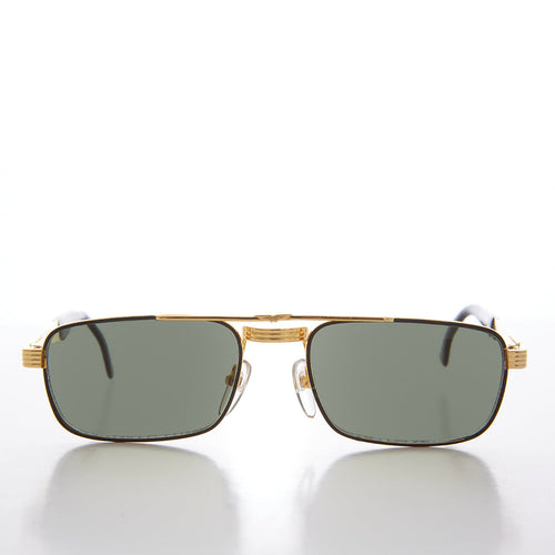 90s Rectangular Aviator Optical Frame - River