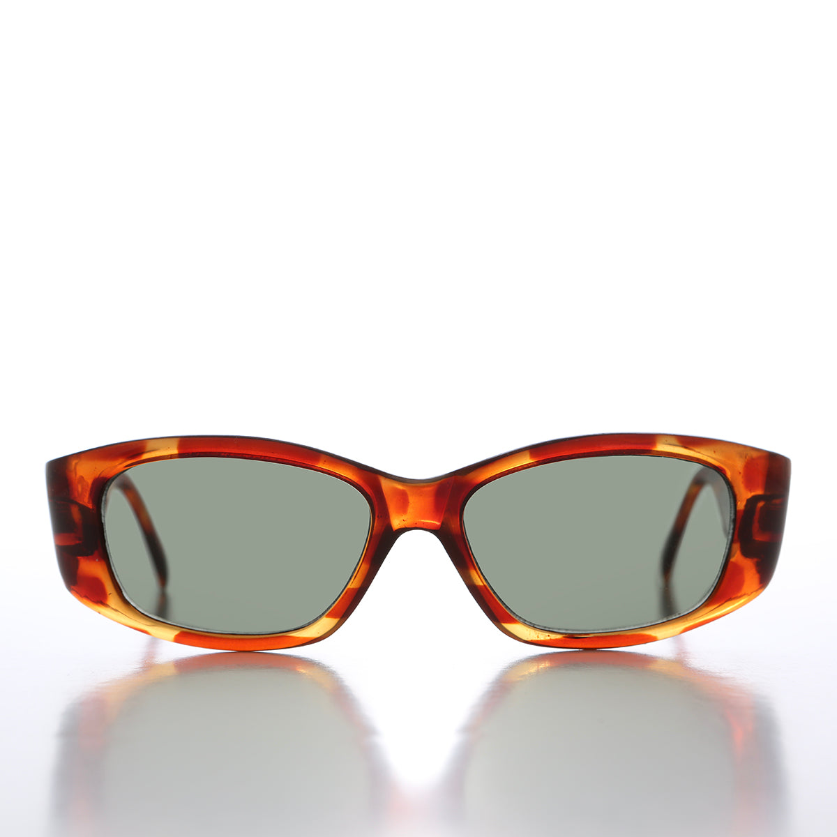 90s Bold Rectangular Wrap Style Sunglass - Sevan