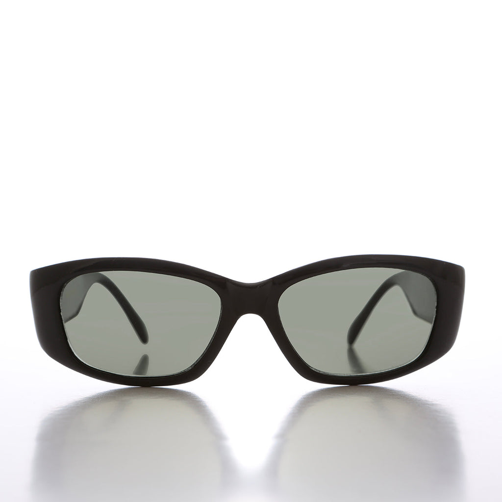 90s Bold Rectangular Wrap Style Sunglass - Sevan