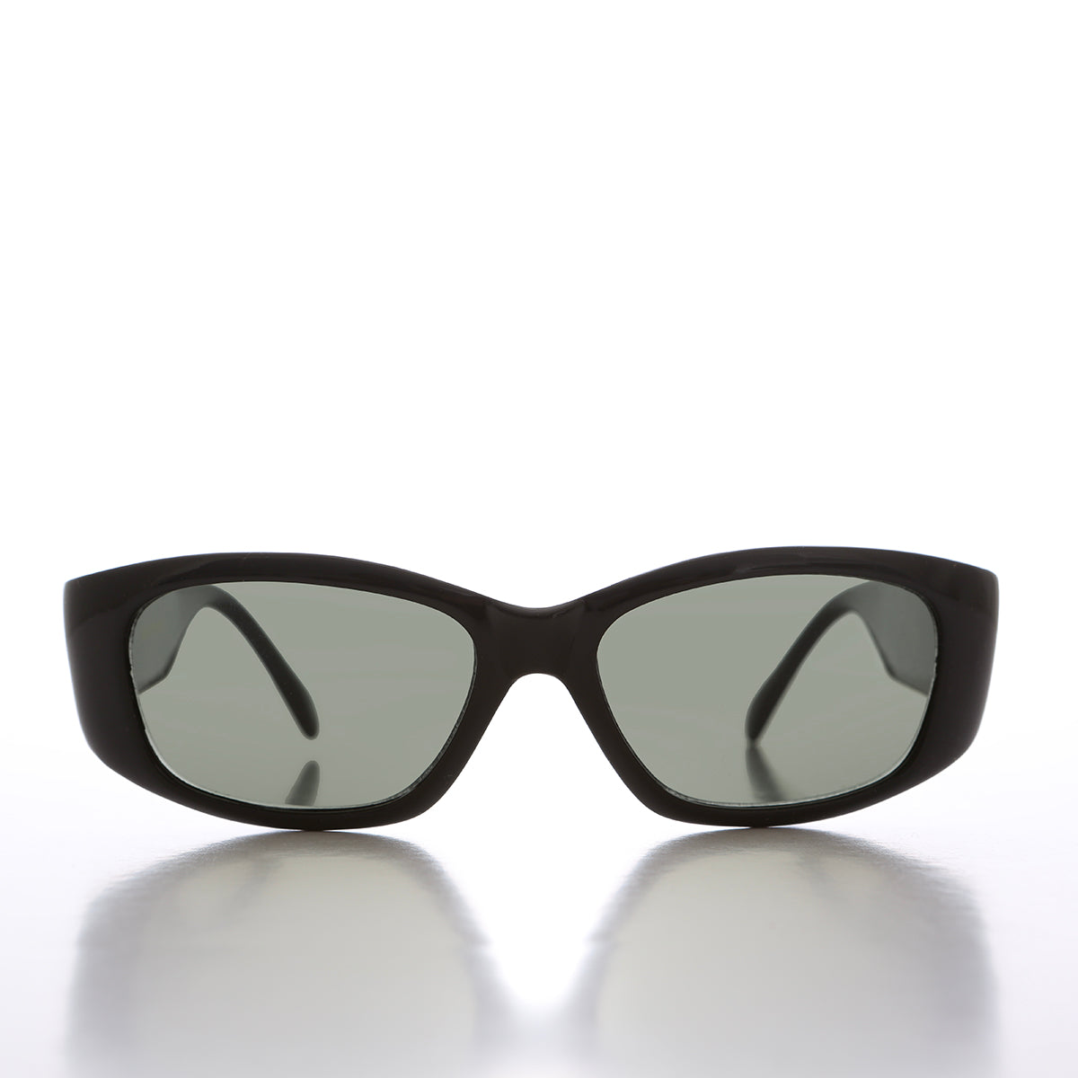 90s Bold Rectangular Wrap Style Sunglass - Sevan