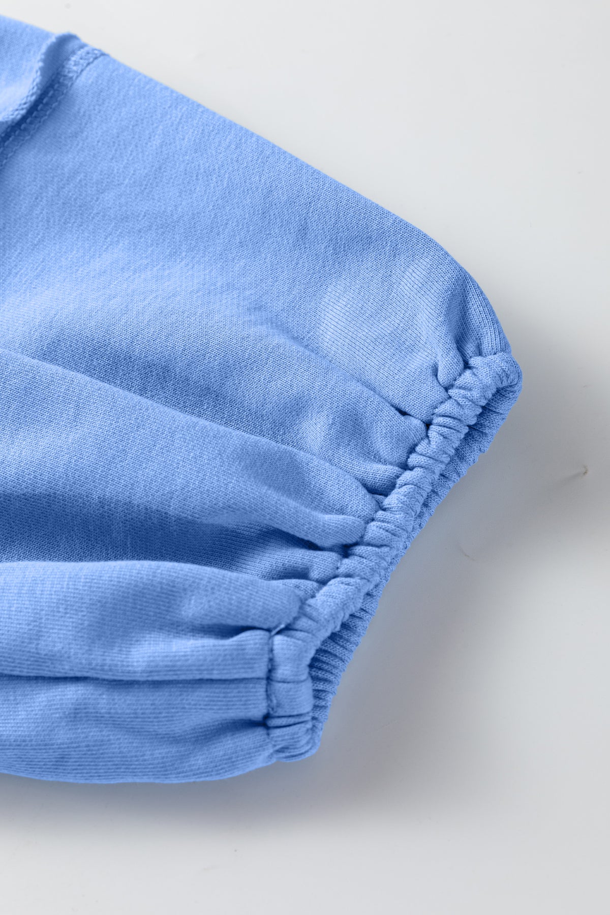 Beige Solid Color Raw Seam Patchwork Baggy Sweatshirt