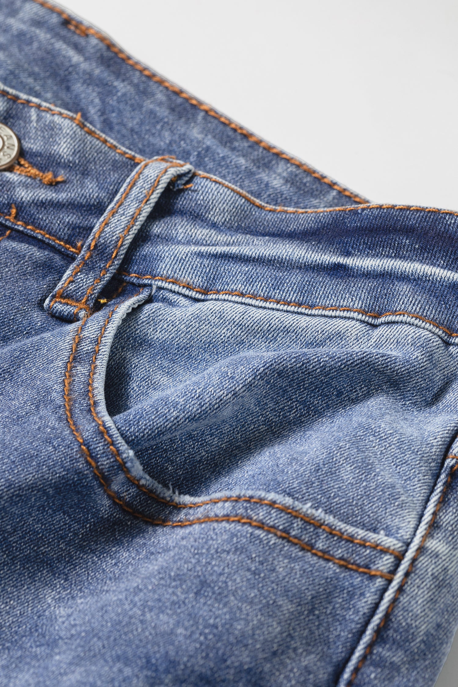 Ashleigh Blue Embroidered Flare Leg Jeans