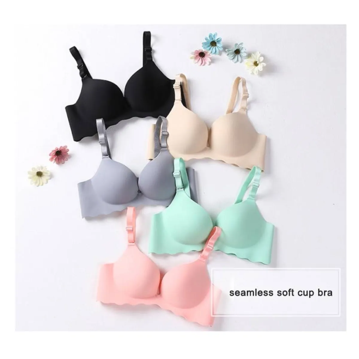 Seamless Push Up Bra